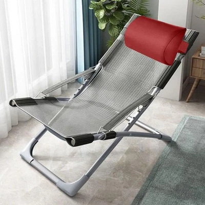 Lounge Chair Pillow Universal Washable Space Saving Portable Take A Nap Support - image 1 of 4