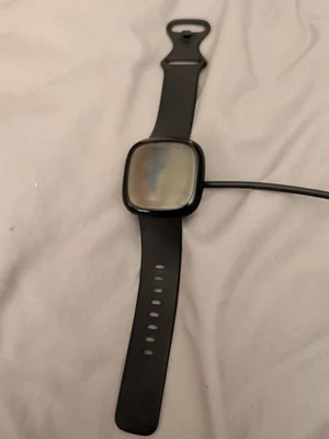 Fitbit Versa 4 Black Smart Watch Fitness Tracker - Image 1 of 4