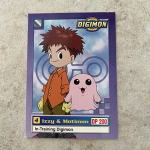 Digimon #4 Izzy & Motimon Card #7 of 34 - DP 200 - Picture 1 of 2