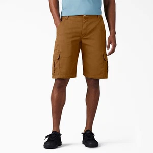 FLEX Relaxed Fit Duck Cargo Shorts, 11" - Picture 1 of 13