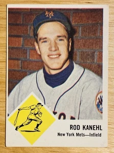 1963 Fleer Baseball Rod Kanehl #49 VG New York Mets - Picture 1 of 2