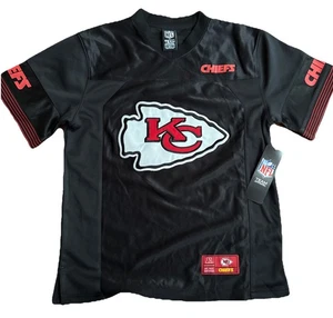 NFL Team Apparel Kansas City Chiefs Football Youth XL 10/12 Mesh Jersey Shirt - Picture 1 of 7