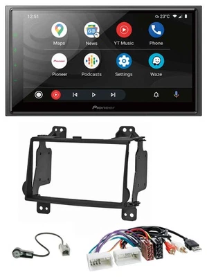 Pioneer USB 2DIN DAB MP3 Bluetooth Autoradio für Hyundai H1 08-15 Aux-Eing. USB - Bild 1 von 4