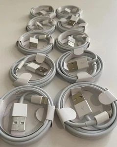 3FT USB iPhone Charging Cable iPhone 14 13 12 11 X —(10 Pack ) - Photo 1 sur 6