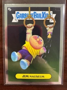 Cubo de basura cromado Topps 2024 niños #290b Jim Nauseum - Imagen 1 de 2