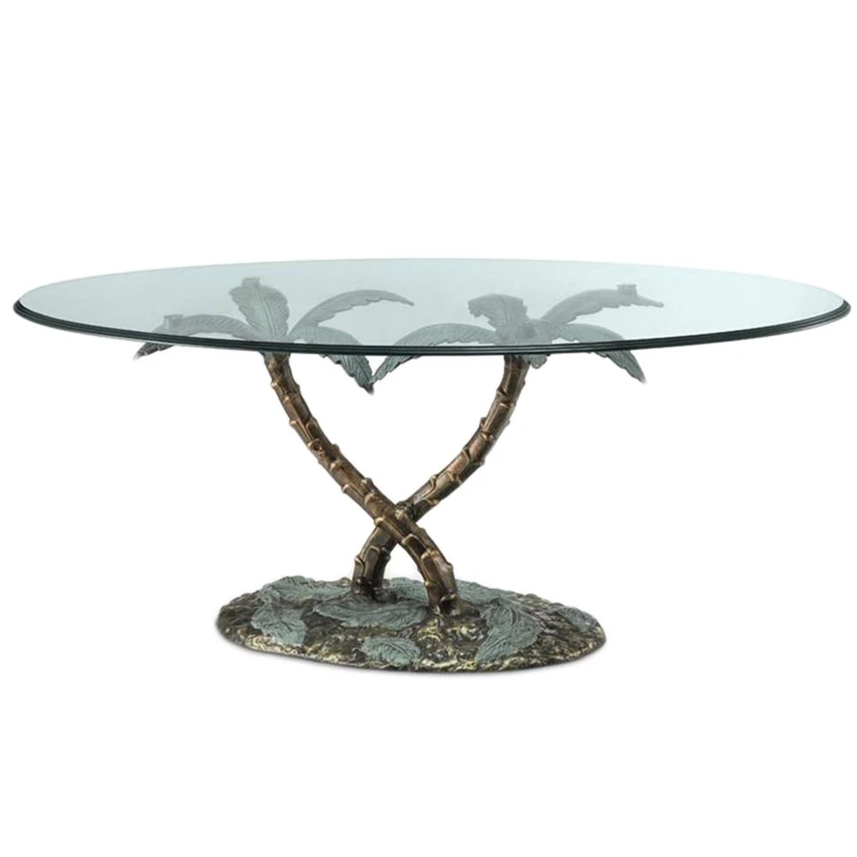 SPI Home 33918 Palm Tree Coffee Table