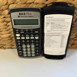 Calculadora financiera Texas Instruments BA II Plus Business Analyst con cubierta - Imagen 1 de 14