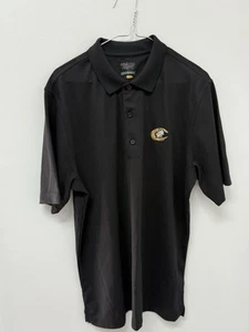 Camisa Polo Greg Norman Golf Para Hombre Mediana Charlotte Knights Negra Ligas Menores - Imagen 1 de 6