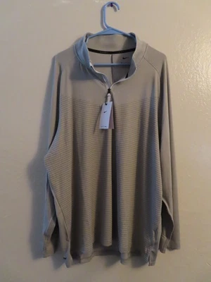 Nike Golf Dri-Fit ADV Men's 1/4 Zip Jacket Sz XXL Gray Msrp $110 - Image 1 of 4