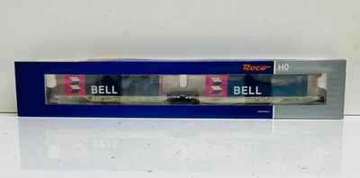 ROCO 67416 AAE Sdggmrs Articulated Container Wagon - 2 X 40' BELL - NEM HO 1/87 - Image 1 of 4