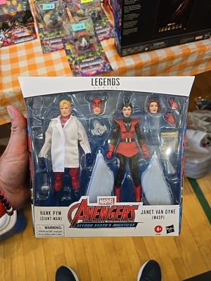 Paquete de 2 Hasbro Pulse 2024 Marvel Legends GIANT-MAN & WASP 6" Foto 1 de 4