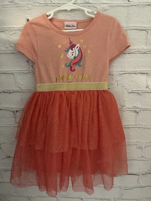 Vestido Little Lass Rosa TuTu PARTY CORN Usado en Excelente Condición Niña Talla 5 Foto 1 de 4