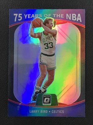 2021-22 Panini Prizm #36 Larry Bird Celtics 75 Years of the NBA (Donruss Optic) - Image 1 of 2