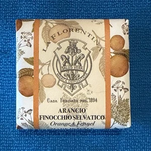 La Florentina Bar Soap Orange & Fennel 3.7 oz Made in Italy New - Picture 1 of 6