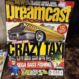 Dreamcast Solutions Magazine issue no 5 Sega vintage merchandise crazy taxi