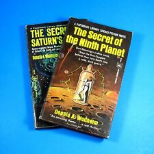 2 pbks by Donald Wollheim Secret Saturn's Rings & Secret of Ninth Planet 1st prt