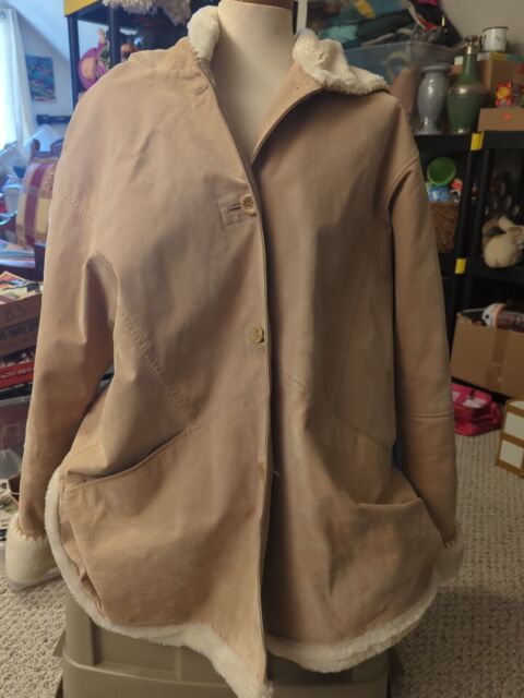 多姆挂钩外套、夹克、背心皮革外壳女| eBay