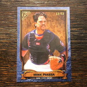 2017 Topps Gallery Blue /99 Mike Piazza #HOF30 Hall of Fame SP Parallel Card