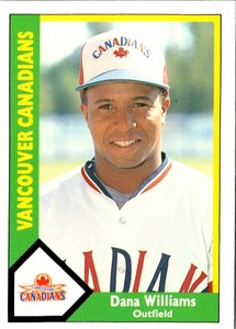 1990 CMC Dana Williams #651 Vancouver Canadians Baseball Card
