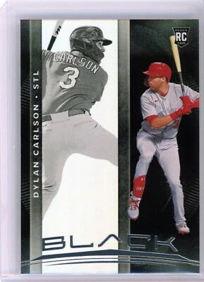 2021 Chronicles Dylan Carlson Rookie RC Black - St Louis Cardinals - Image 1 of 2