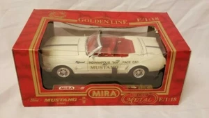 Ford Mira Golden Line Collection 1:18 Scale 1965 Mustang (White) Die Cast Metal - Picture 1 of 3