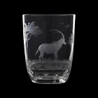 ROWLAND WARD Crystal - Tumbler Glass / Glasses - Antelope - Cut by Moser