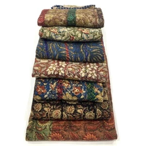 Wholesale Lot Cotton Fabric Vintage Kantha Quilt Handmade Bagru Printed Blankets - Picture 1 of 14
