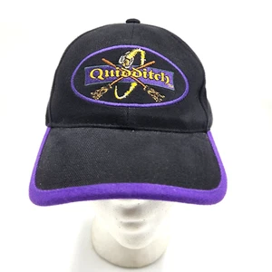 VTG 2000 Harry Potter Quidditch Hat Gryffindor Strap Back Baseball Cap Mint! - Picture 1 of 12