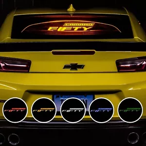 Lighted rear window sign for Camaro Coupe Illuminated 50 years - Foto 1 di 2