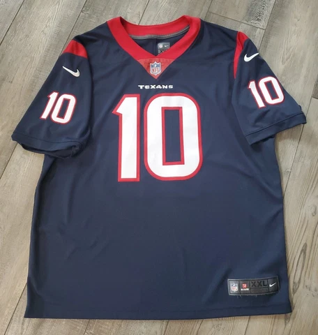Houston Texans #10 DeAndre Hopkins Mens Nike On Field Dri-Fit Jersey Size XXL Cover