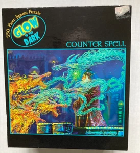 Rompecabezas Glow in the Dark 550 piezas "Contra hechizo" 2003 sellado de fábrica - Imagen 1 de 3