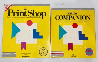 The New Print Shop And The New Print Shop Companion IBM Tandy Software! - Image 1 of 4