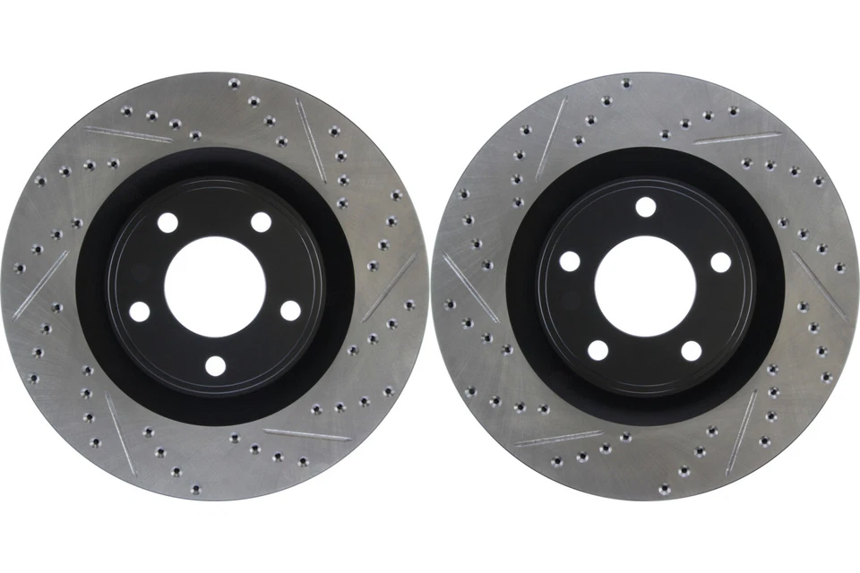 Front PAIR Stoptech Disc Brake Rotor for 2007-2015 Lincoln MKX (45590) - Image 1 of 4