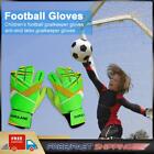 Children Football Gloves Adjustable Elastic PU Sports Accessories (5 Green)