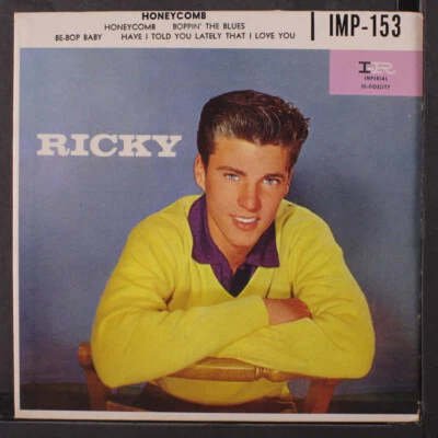 RICKY NELSON: honeycomb +3 IMPERIAL 7" EP 45 RPM - Image 1 of 4