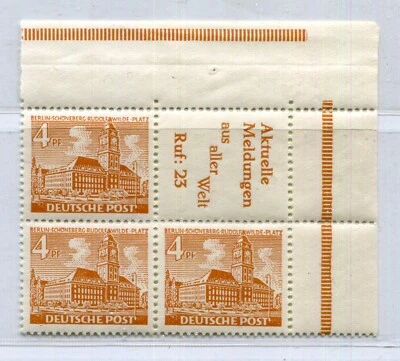 GERMANY BERLIN 1949 BOOKLET COMBO FROM BUILDINGS SET W 27 PERFECT MNH - Image 1 of 2