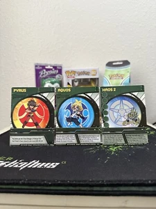 Pyrus 41/48 + Haos 2 42/48 + Aquos 44/48 Bakugan Battle Brawlers - Ability Card - Picture 1 of 11