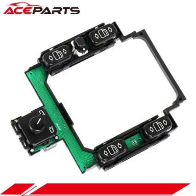 Interruptor de ventana eléctrica y espejo retrovisor AMG para Mercedes Benz C230 C230 C280 C36 Foto 1 de 4