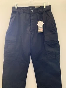 5.11 Tactical Men's Ripstop TDU Lightweight Work Pants Black Medium Long - Picture 1 of 12
