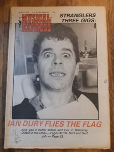 NME Newspaper April 15th 1978 Ian Dury Cover - Imagen 1 de 1