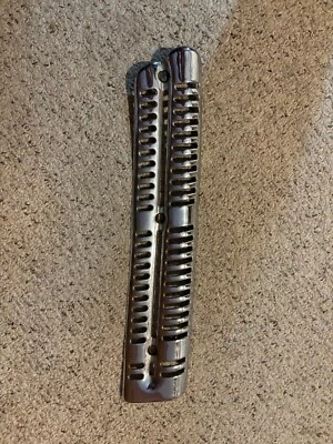 Honda 1974 CL 200 Scrambler Exhaust Muffler Pipe Heat Shield Cover Guard  Silver - Image 1 of 4