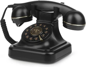 Sangyn Retro Landline Telephone Adjustable Ringer Volume Vintage Phone with Redi - Zdjęcie 1 z 7