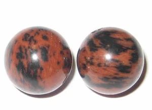 Mahagoni - Obsidian. Perlen. Halbedelstein.  10mm. Strang - Bild 1 von 1