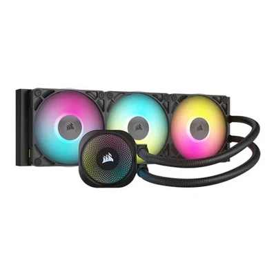 Corsair iCUE LINK TITAN 360 RX RGB 360mm AIO Liquid CPU Cooler - Black - Image 1 of 4