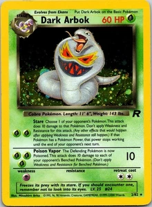 2000 Pokemon Classic - Team Rocket Dark Arbok #2 MP Holo - Bild 1 von 4