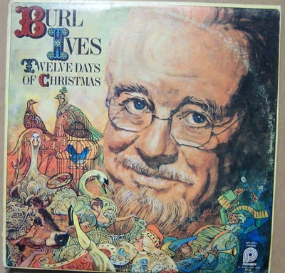 BURL IVES 12 DAYS Of CHRISTMAS ALBUM - 1960s LP VINYL RECORD - Image 1 of 2