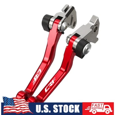 for HONDA CRF150R 07-18 CRF450R 02-03 CRF Motorcycle Pivot Brake Clutch Levers  - Image 1 of 4