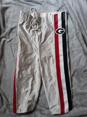 ** LOTE ** (6) Pantalones de fútbol usados en juegos estilo Georgia G Bulldogs  Foto 1 de 4