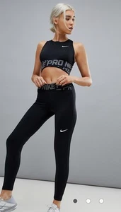 Nike Pro Training Crossover Crop Top Leggings Matching Set - Bild 1 von 12