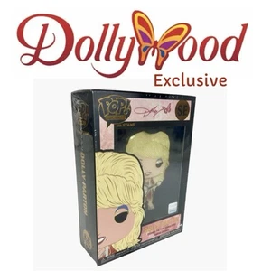 New! Dolly Parton Funko Pop Enamel Pin With Stand ~ Dollywood Exclusive SE 🦋 - Picture 1 of 10